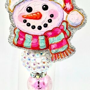 Snowman Badge Reel